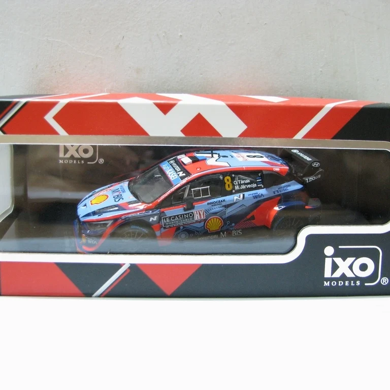 

Diecast 1:43 Scale IXO HYUNDAI I20 N Rally1 #8 Monte Carlo Rally 2022 Alloy Car Model Collectible Toy Gift Souvenir Display