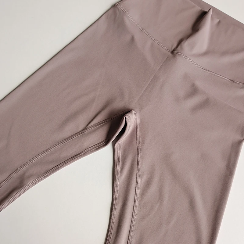 Fitnesshose Elastisch Eng Anliegend Nahtlos Yoga High Waist Hüftstraffend Schnelltrocknend Lauf-Sportleggings Outdoor-Bekleidung – Detail 5