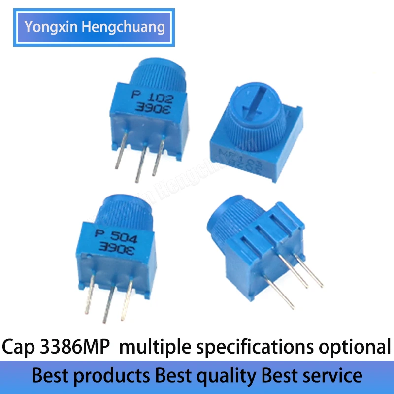 5PCS Cap 3386MP 500R 1K  5K 10K 20K 50K 104K 500K 1M 102 103 104 105 203 501 502 503 504