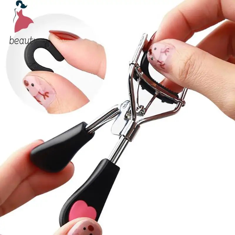 1PC Lady Professional Eyelash Curler With Comb Tweezers Curling Eyelash Clip Cosmetic Eye Beauty Tool