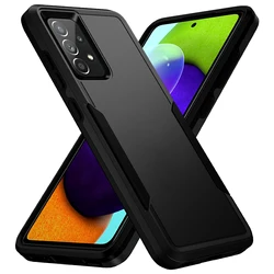 Non-Slip Cell Phone Case for Samsung Galaxy S23 FE S22 S25 Ultra S24 Plus S21 S20 A56 A16 A36 5G A55 A35 A15 Black Hard Cover