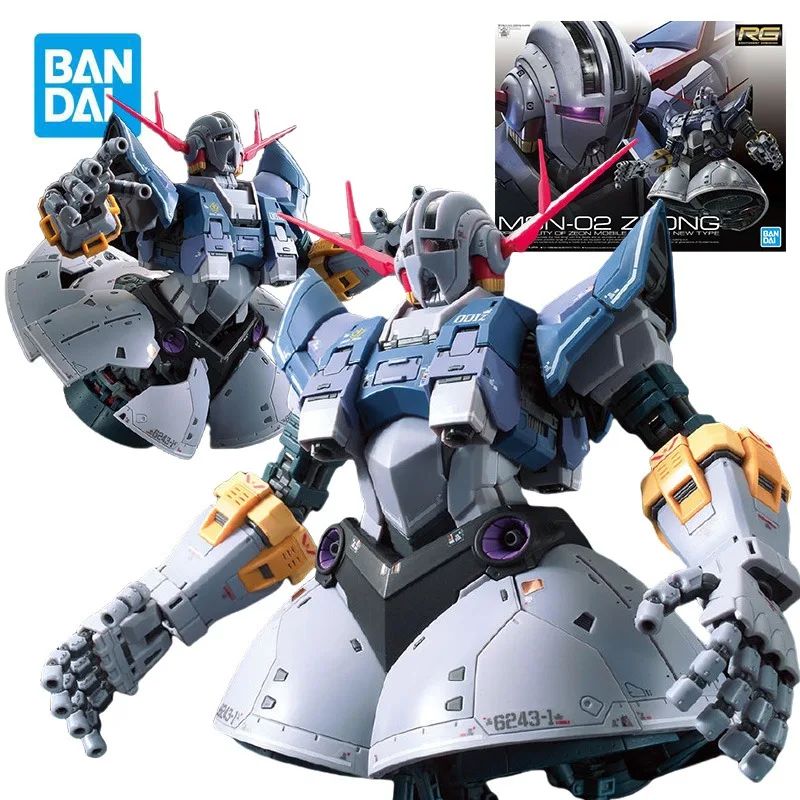 

BANDAI RG 1/144 MSN-02 Zeong Action Figures Mobile Suit Gundam 0079 Anime Model Kit Toys for Boys Gifts for Boys Original Box