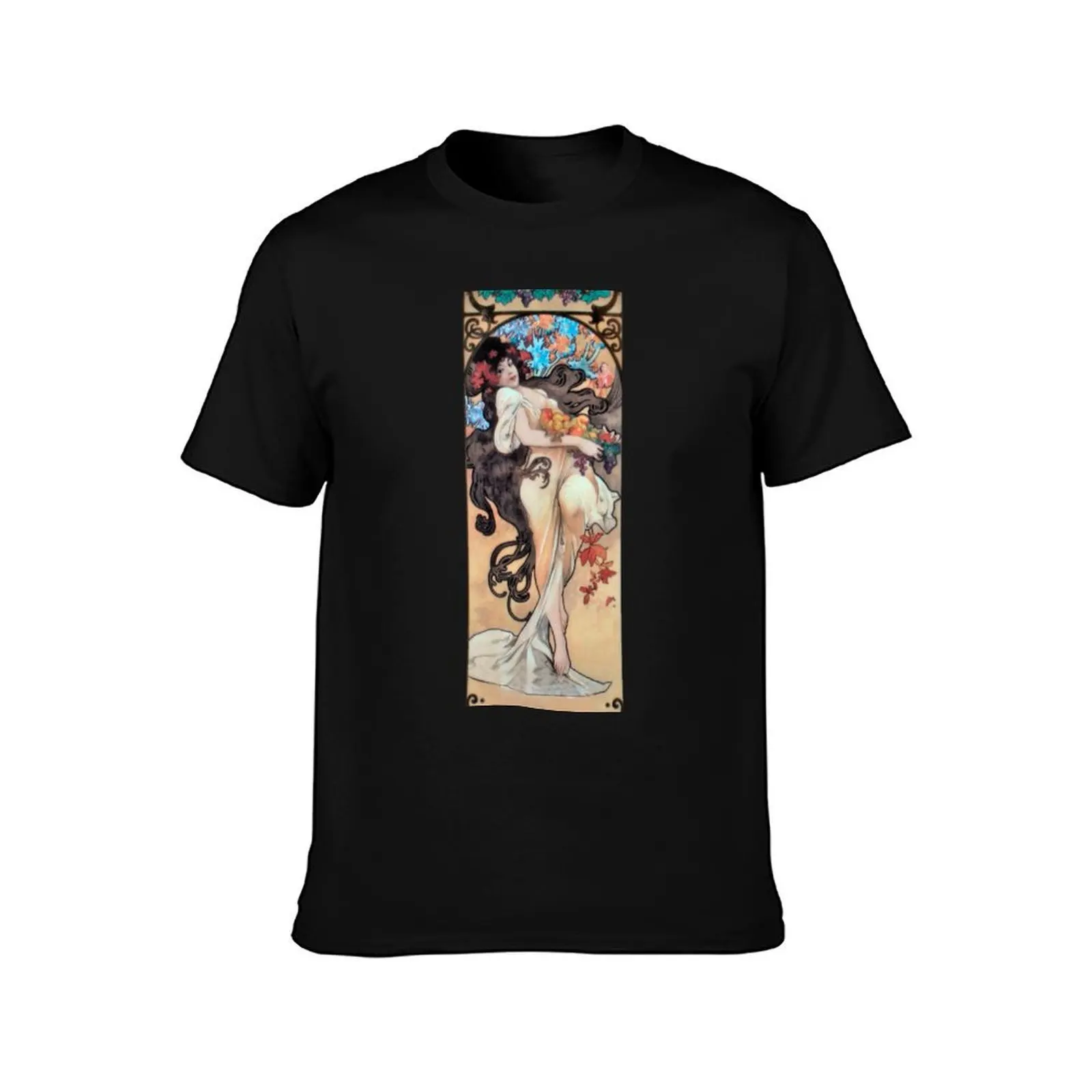 Amethyst by Alphonse Mucha T-Shirt t shirts for man cotton soft t shirt man cotton T-Shirt