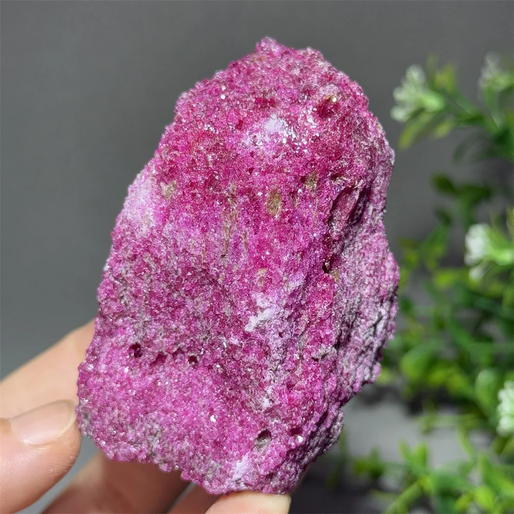 Natural Red Corundum Ruby Rough Mineral Specimen Energy Meditation Healing Prayer Home Office Feng Shui Ornaments Gifts