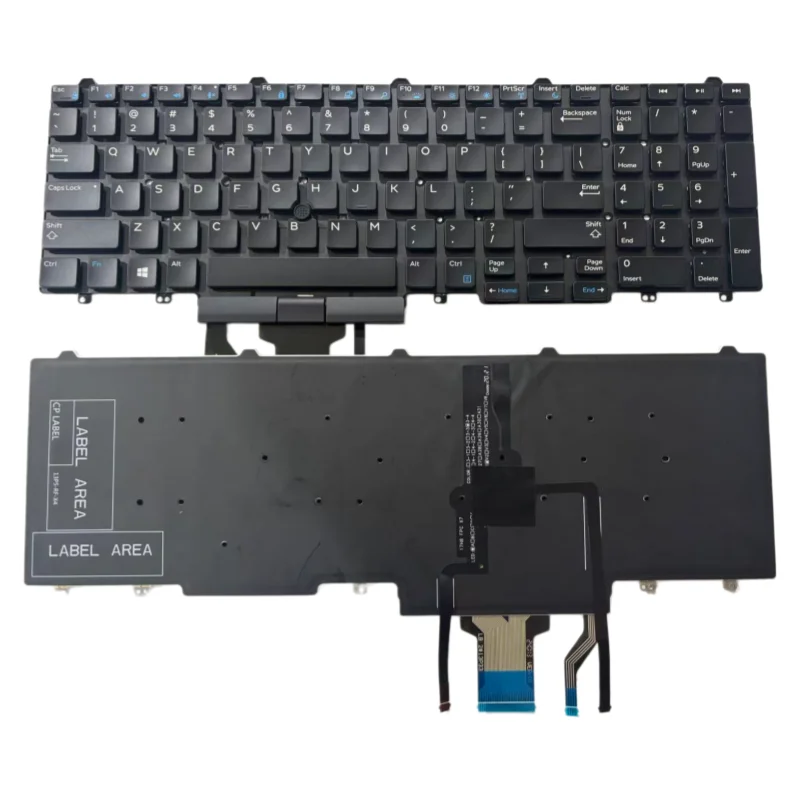 Russian US Keyboard For Dell Latitude E5550 E5570 E5580 E5590 E5591 P53F Precision M3510 3520 7510 7710 7720 7520 Backlight