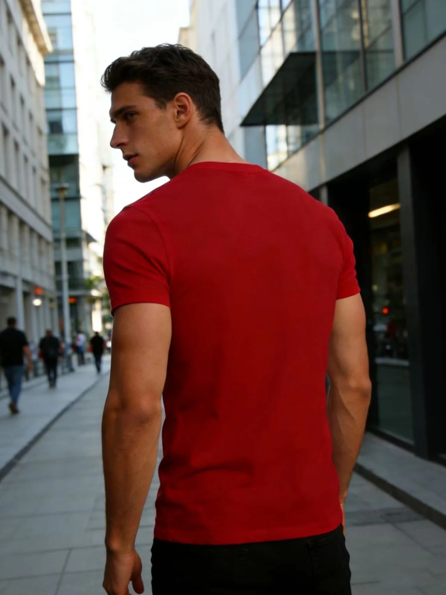 Nautical Anchor Compass Graphic Men's T-Shirt Breathable Cotton Casual Short Sleeve Tee Daily