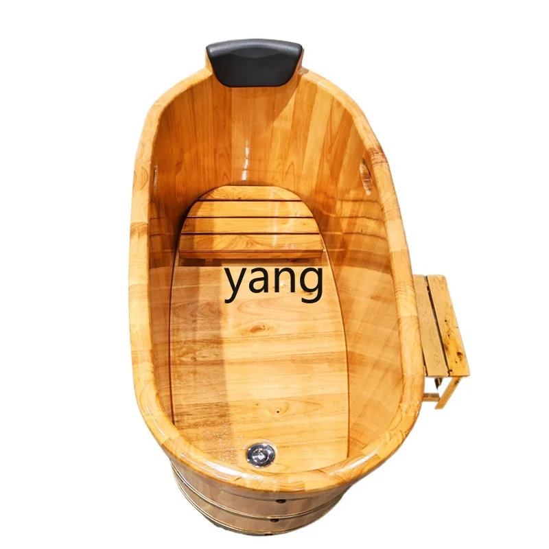 

Zjj bath wooden bucket household bath Chinese solid wood bathtub elderly tub
