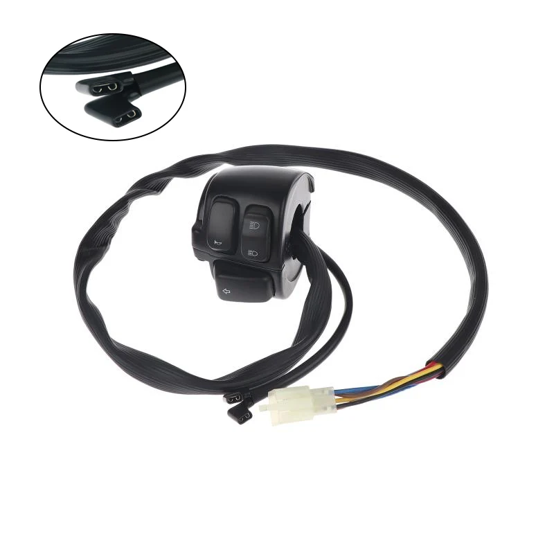 Motorcycle Handlebar Turn Signal Switch Wiring Harness Kit for 50cc 90cc 110cc Easy Installation Universal Replacement