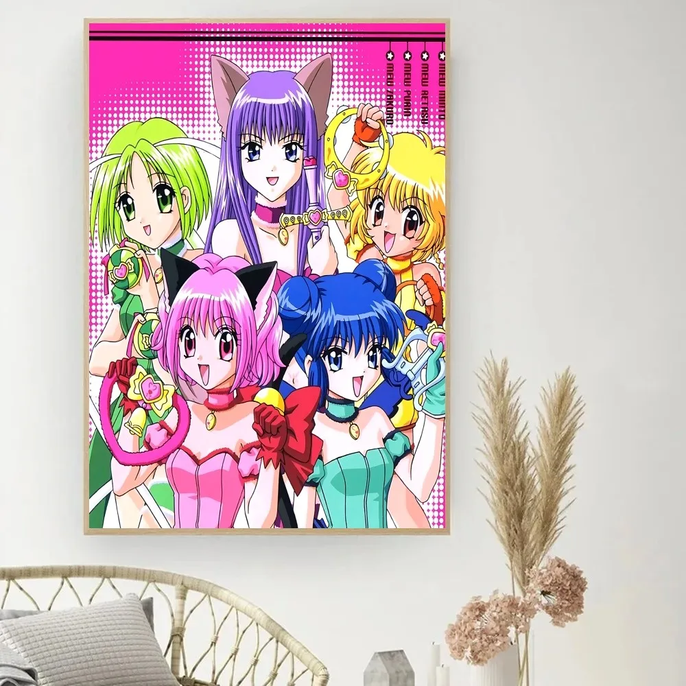tokyo mew mew anime Poster POSTER Wall Pictures For Living Room Fall Decor Bedroom