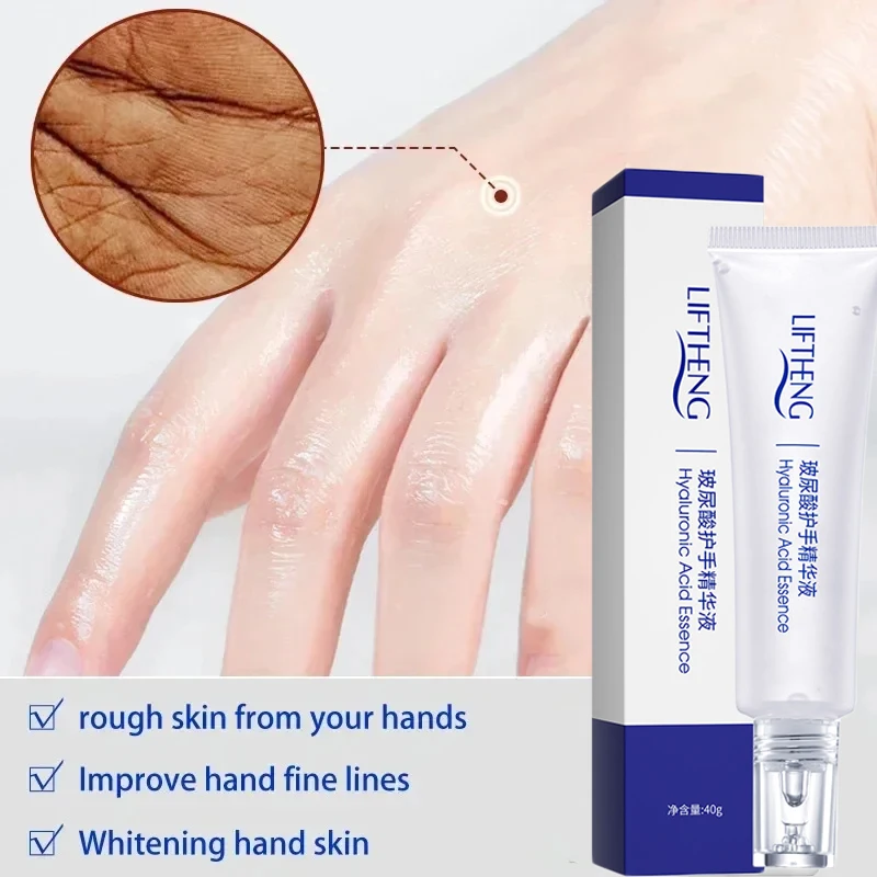 Wrinkle Removal Anti-Crack Hand Cream Hyaluronic Acid Fast Whitening Soften Nourish Anti-drying Whitening Moisturizing Hand Care