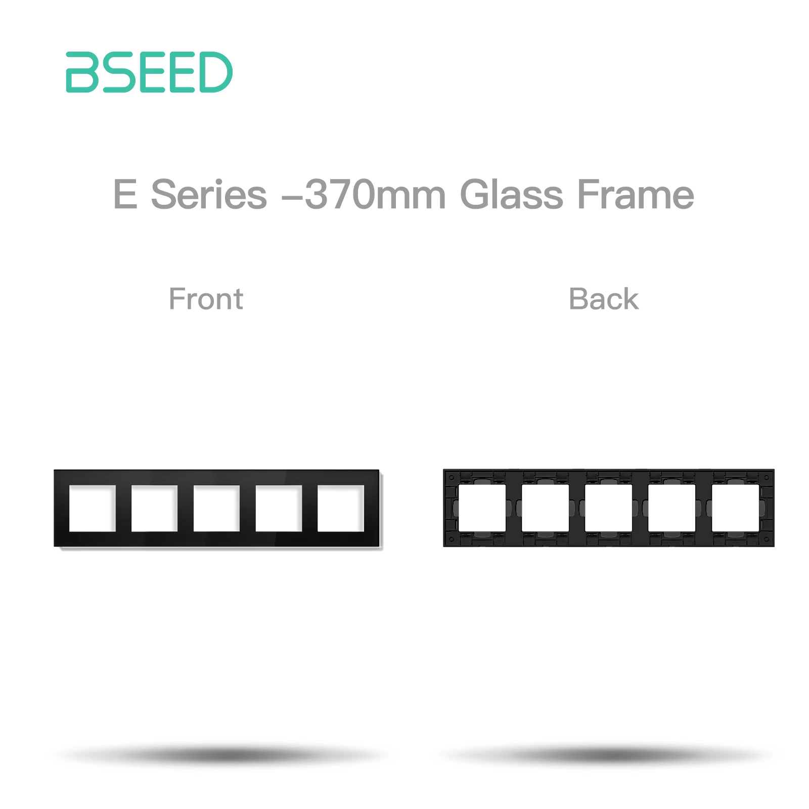 BSEED 1/2/3-fach Schaltermodule, Drucktastenschalter mit Anzeigeleuchte, DIY-Kombinations-Wandsteckdosen, E-Serie, 86mm