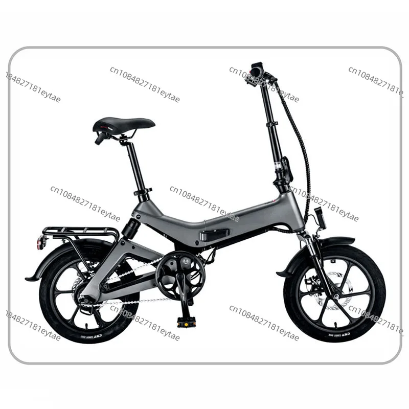 

16-Inch lithium battery folding electric bicycle aluminum alloy frame two-wheel power scooter