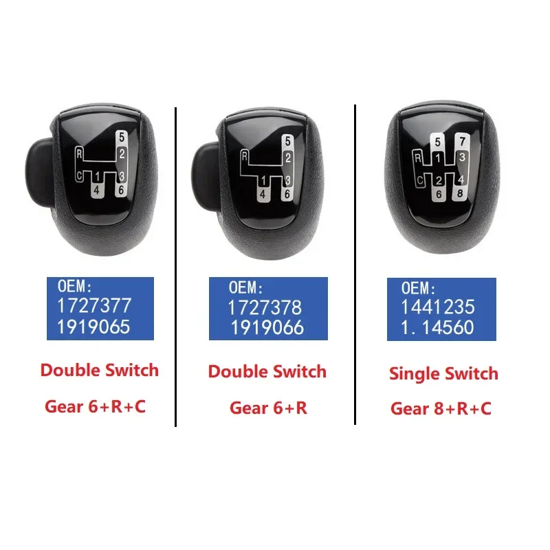 

New 6/8 Speed+R+C Car Gear Shift Knob Lever Manual Gear Shifter Gearbox Splicer Switch For Scania Truck 1727377 1727378 1441235