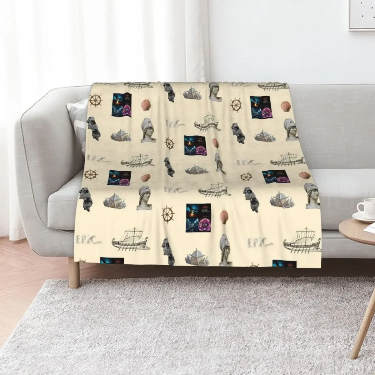 

Epic the musical sticker pack Throw Blanket Plaid on the sofa Travel Bed linens Soft Plaid Blankets