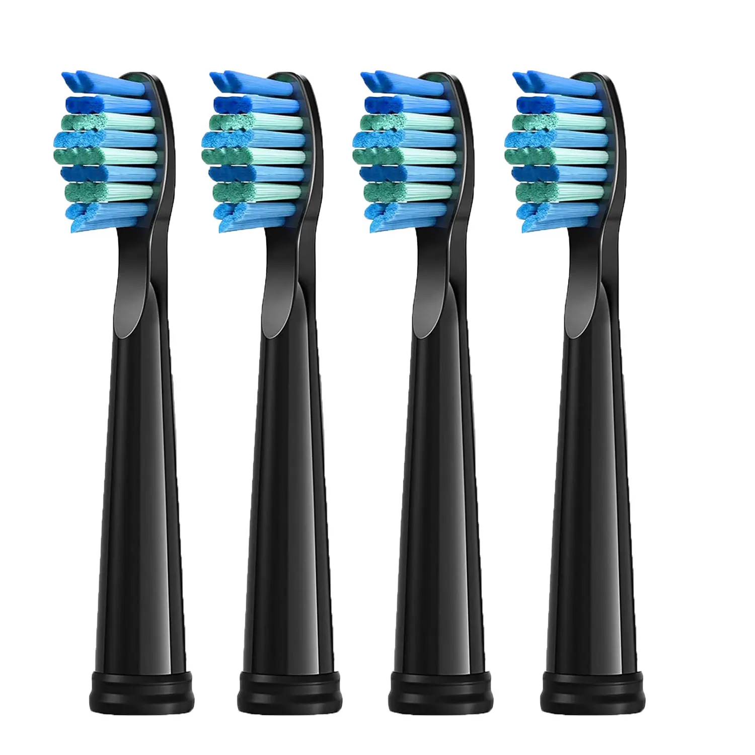 4 Pcs Electric Toothbrush Heads Compatible with Fairywill D7/D8/FW507/FW508/FW551/917/959/SG-E9 Moderately Soft Bristles Brush