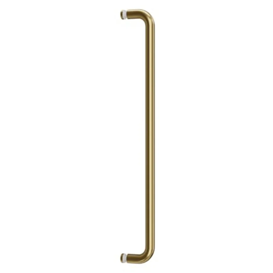 

Glass Shower Door Towel Bar Stainless Steel Sliding Shower Door Handle Replacement with Satin Gold Finish for Commercial and Re