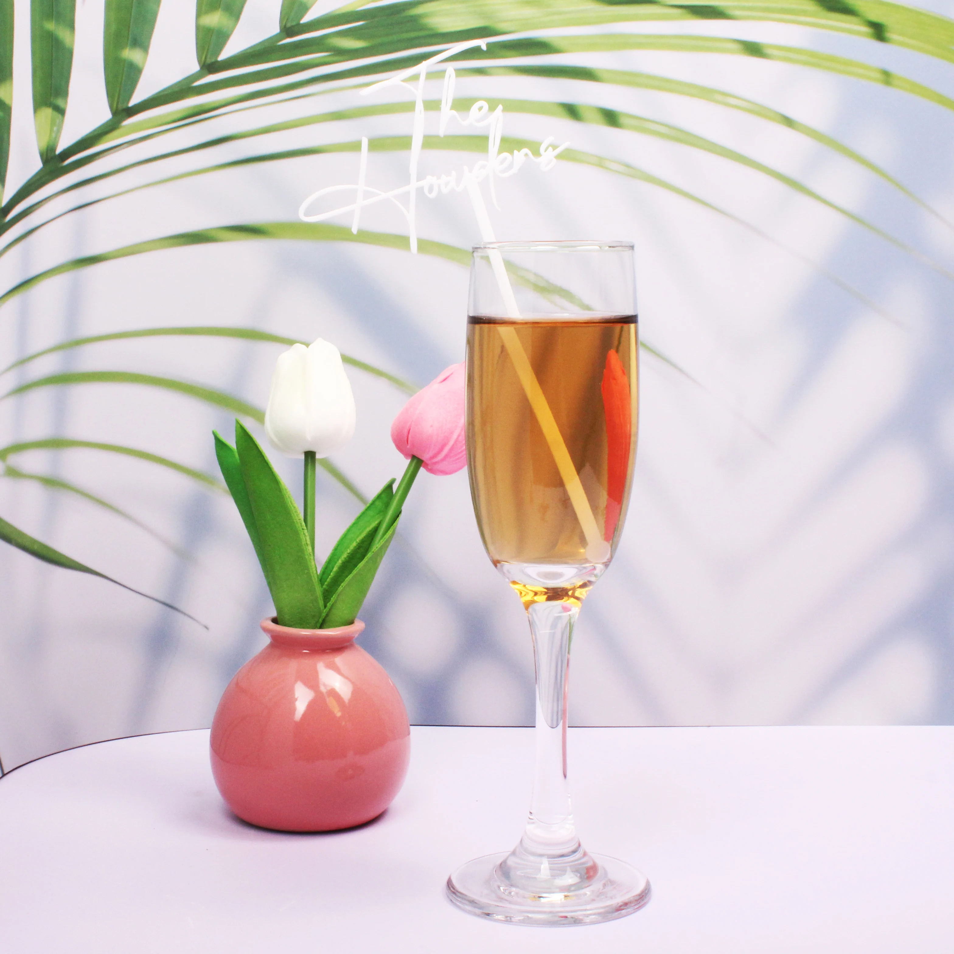 مخصص كوكتيل بار اكسسوارات الزفاف الجدول محور شخصية الفولاذ المقاوم للصدأ اسم الضيوف حفلة شرب النمامون