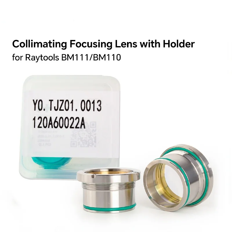 Raytools Laser Collimating Focusing Lens with Holder D30 F100 F125 F150 F155 F200 for BM111 Fiber Laser Cutting Head Parts