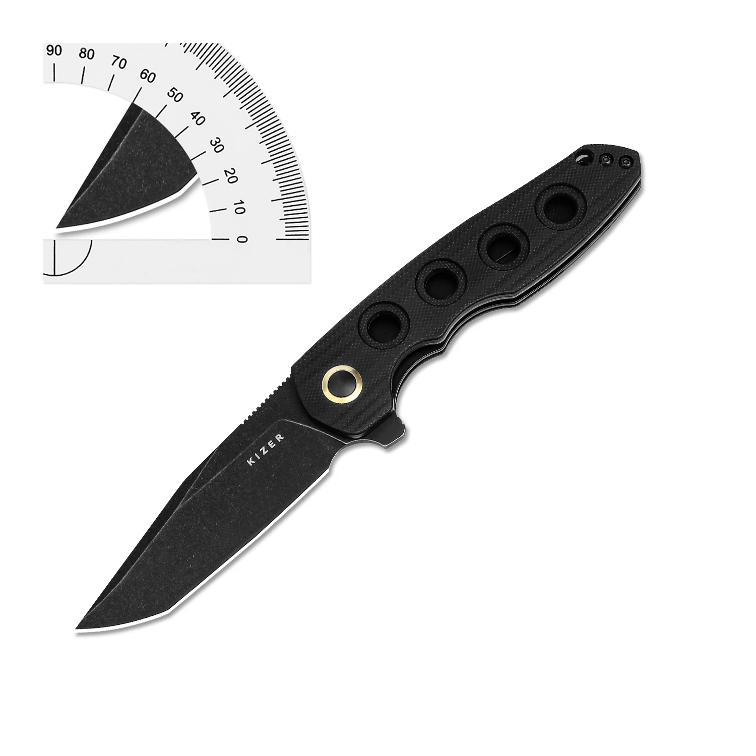 Kizer EDC Pocket Knife  V4568A1 Z-82 G10 Handle With Nitro V Blade 2024 New Survival EDC Tools Knife