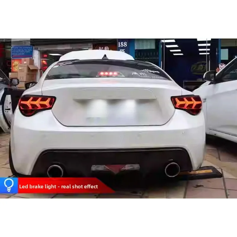 لتويوتا GT86 الذيل ضوء الجمعية تعديل LED القيادة ضوء غاسل بدوره إشارة سوبارو BRZ الضوء الخلفي التوصيل والتشغيل