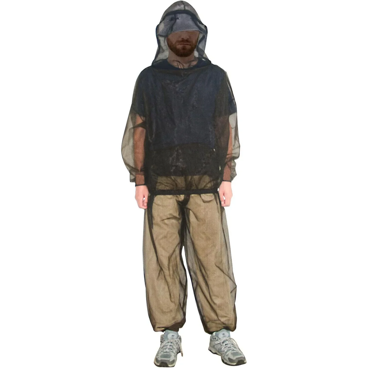 Breathable and Visible Lightweight Mesh Jacket Mesh Mesh Jacket Trousers Outdoor Full Body Protection Mosquito Suit
