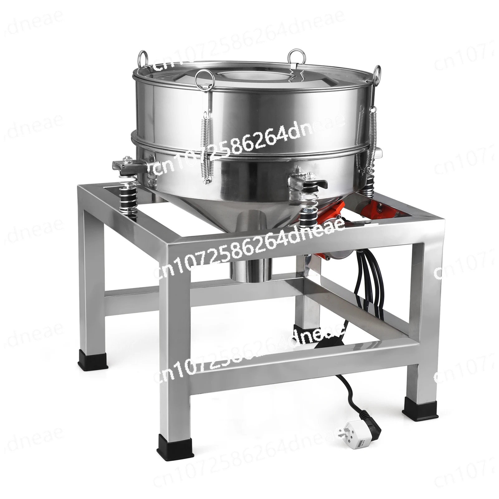 Screen Sieve Powder Machine Stainless Steel Small Electric Sieve Filter Medicine Powder Vibration Screening Machine Vibrating