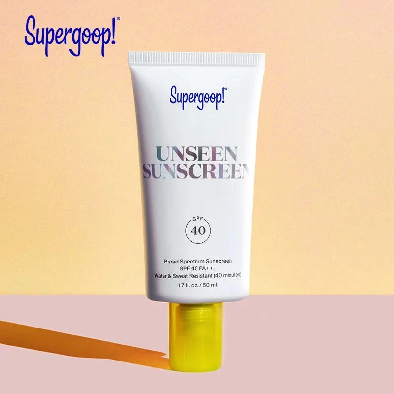 Supergoop Primer Make up Base Unseen Sunscreen Broad Spectrum Face Primer SPF40 Beauty Health Makeup Base de Maquiagem 50ml