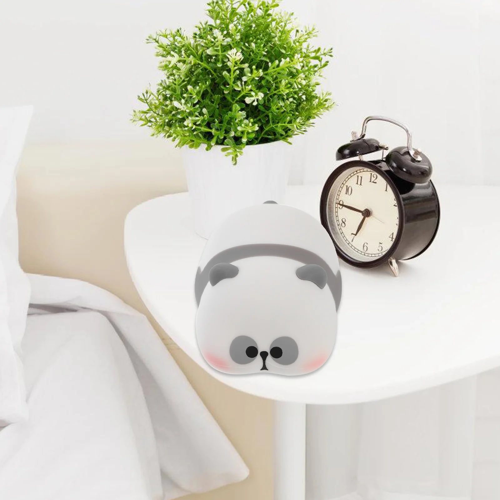 

Rechargeable Panda Night Light Silicone Tap Lamp Cute Kawaii Night Lamp for Soft Eye Care Bedroom Panda Tap Lamp,