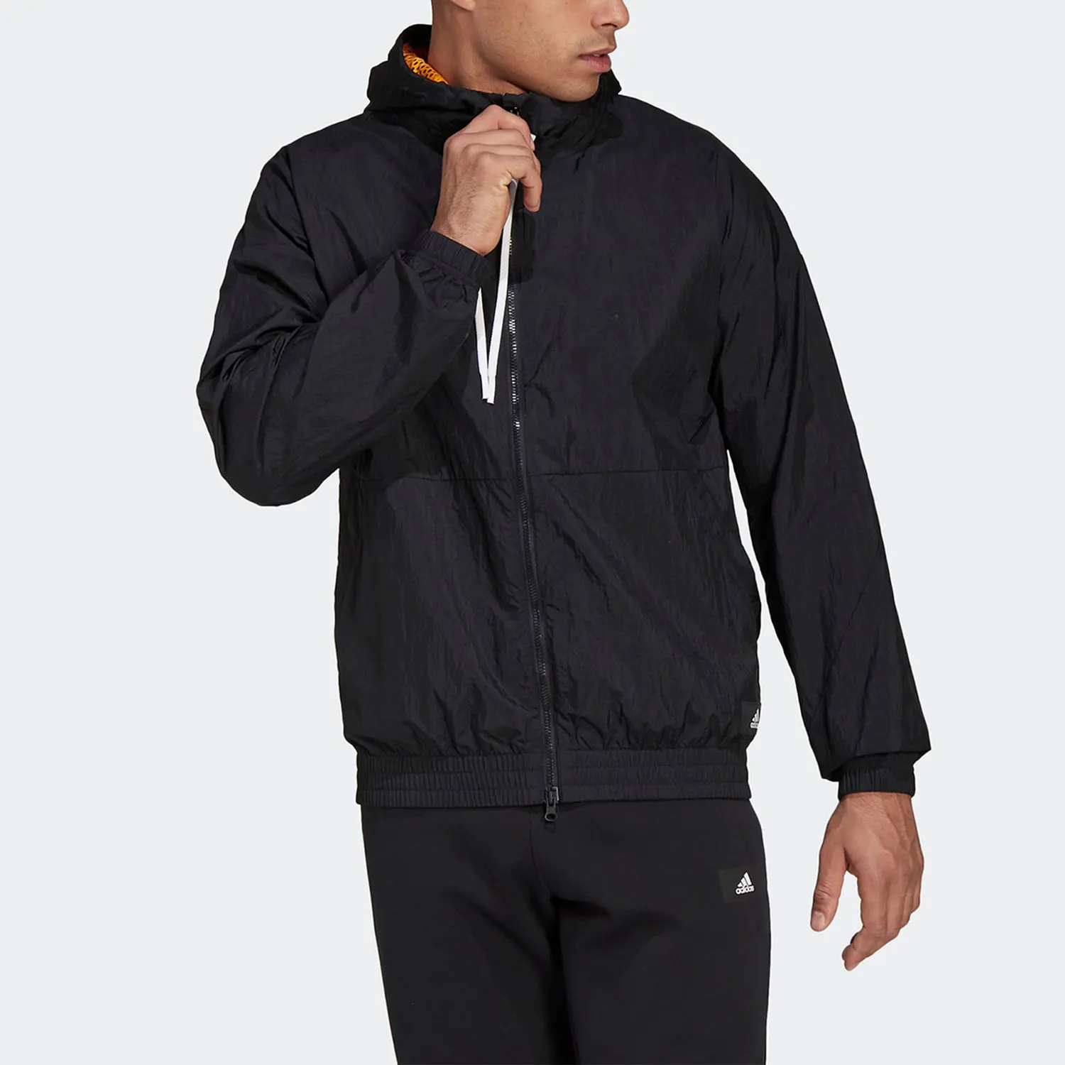 Chaqueta con capucha holgada para hombre deportiva y de ocio genuina Adidas HF4851
