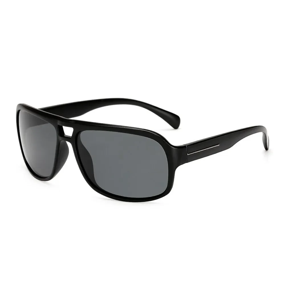 

Clara Vida Dark Square Polarized Sunglasses Men Women UV400 Smoke Gray Lenses for Driving Beach Boardroom Style​