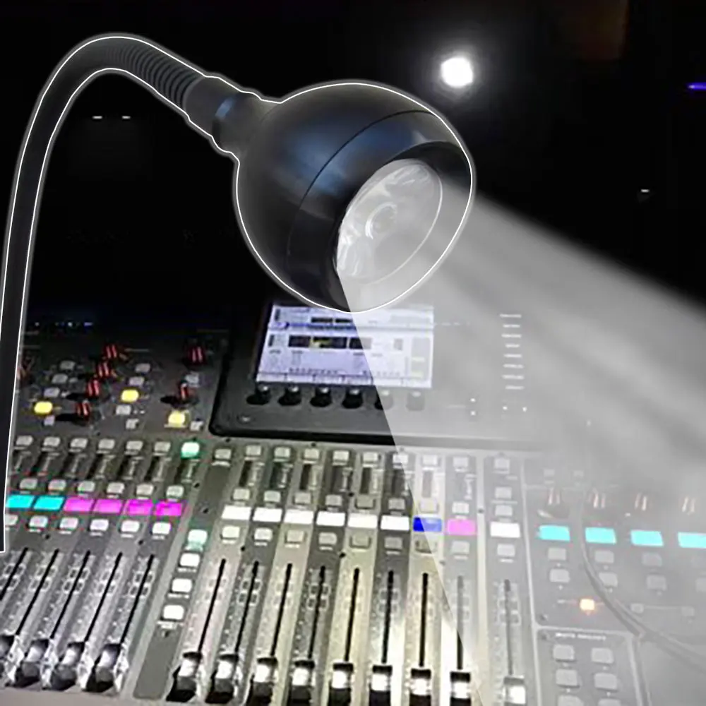 1W LED DJ Gooseneck Light for Mixing Console GB2 GB4-24 GB8  MH2 GL Series PA12 CL5 PM5D  Ls9-32 MGP24x M7CL-48ES UMX96 Onyx80