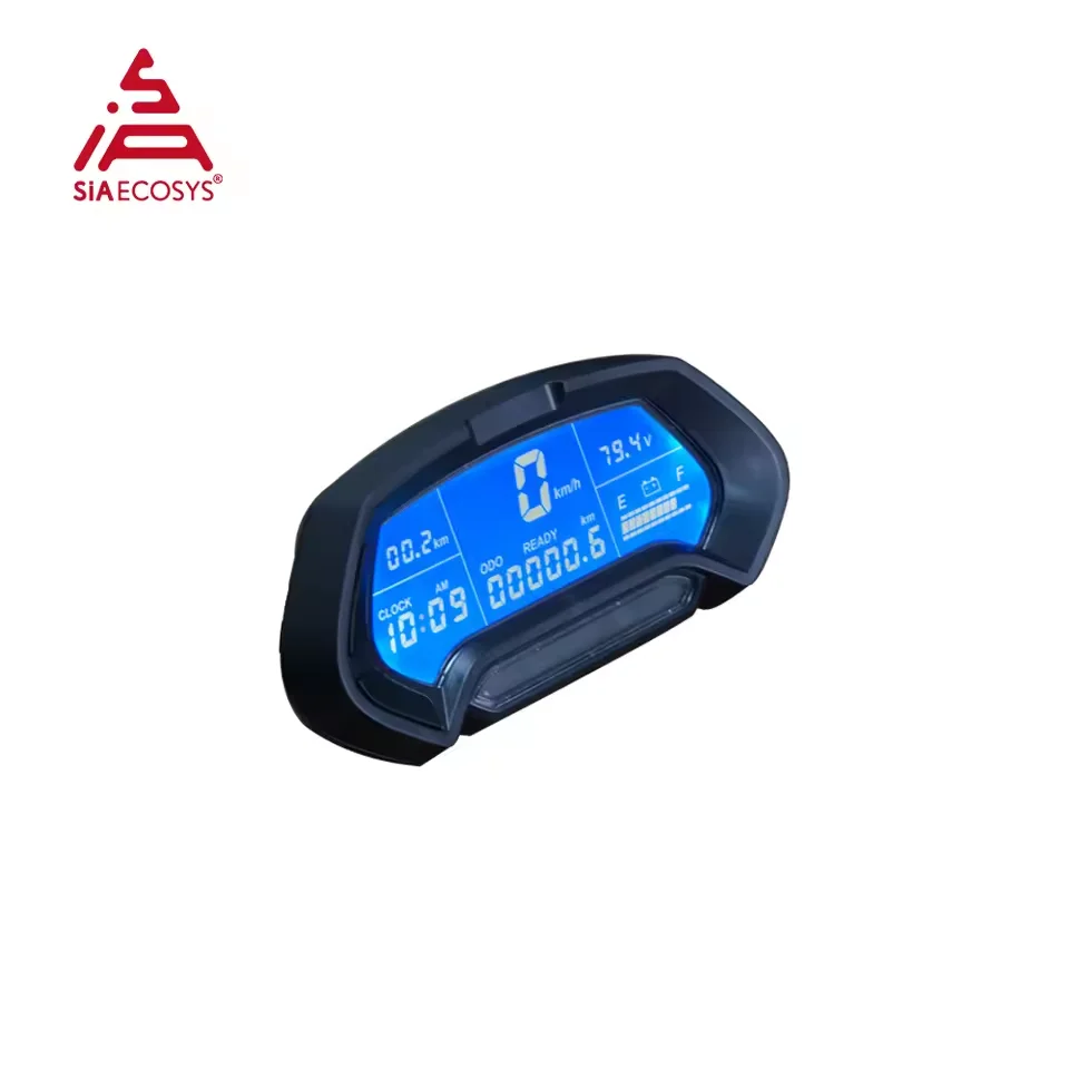 CT-22 48V-144V Universal Digital Speedometer Programmable LCD Display with Odometer & Voltage Monitoring