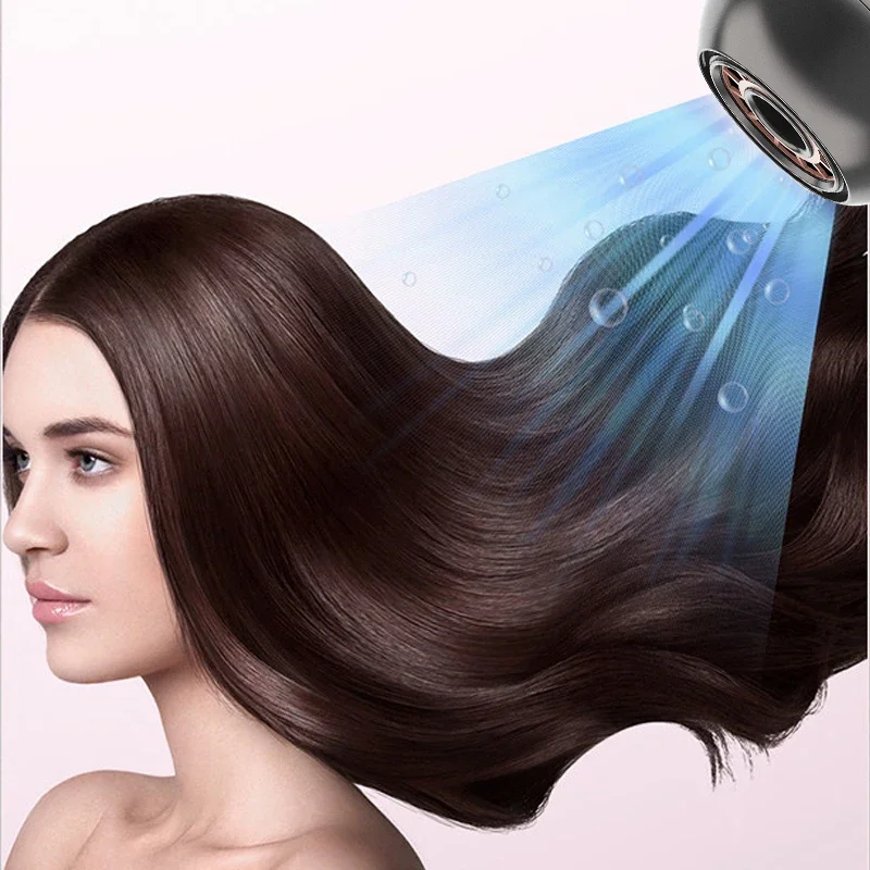 Mini secadores de pelo portátiles, herramientas de estilismo para el cuidado del cabello, secador de pelo portátil profesional de viaje de un solo paso, calentamiento rápido