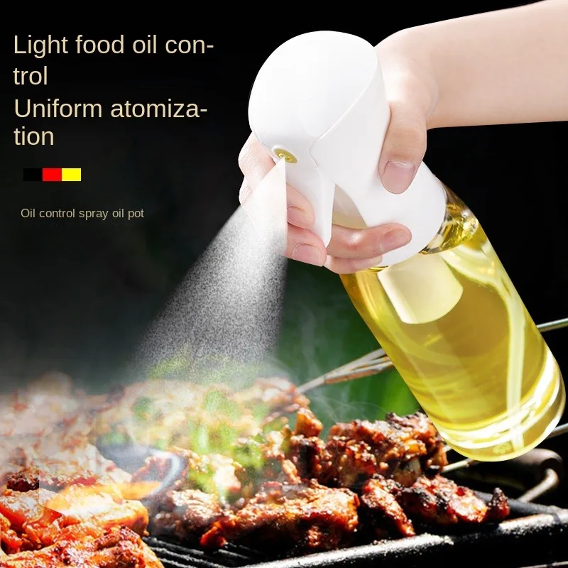 200ml 300ml Oil Spray Bottle Cooking Barbecue Olive Oil Dispenser Baking Vinegar Soy Sauce Spray Bottle Kitchen Accessories