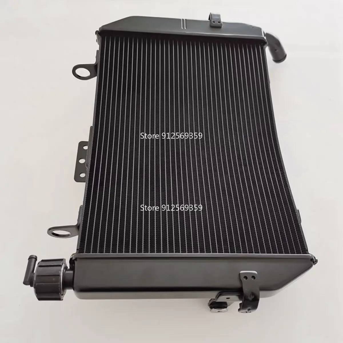 For CFMOTO 675NK CF675NK motorcycle engine water-cooled radiator, cooling fan, coolant reservoir, water tank view 3