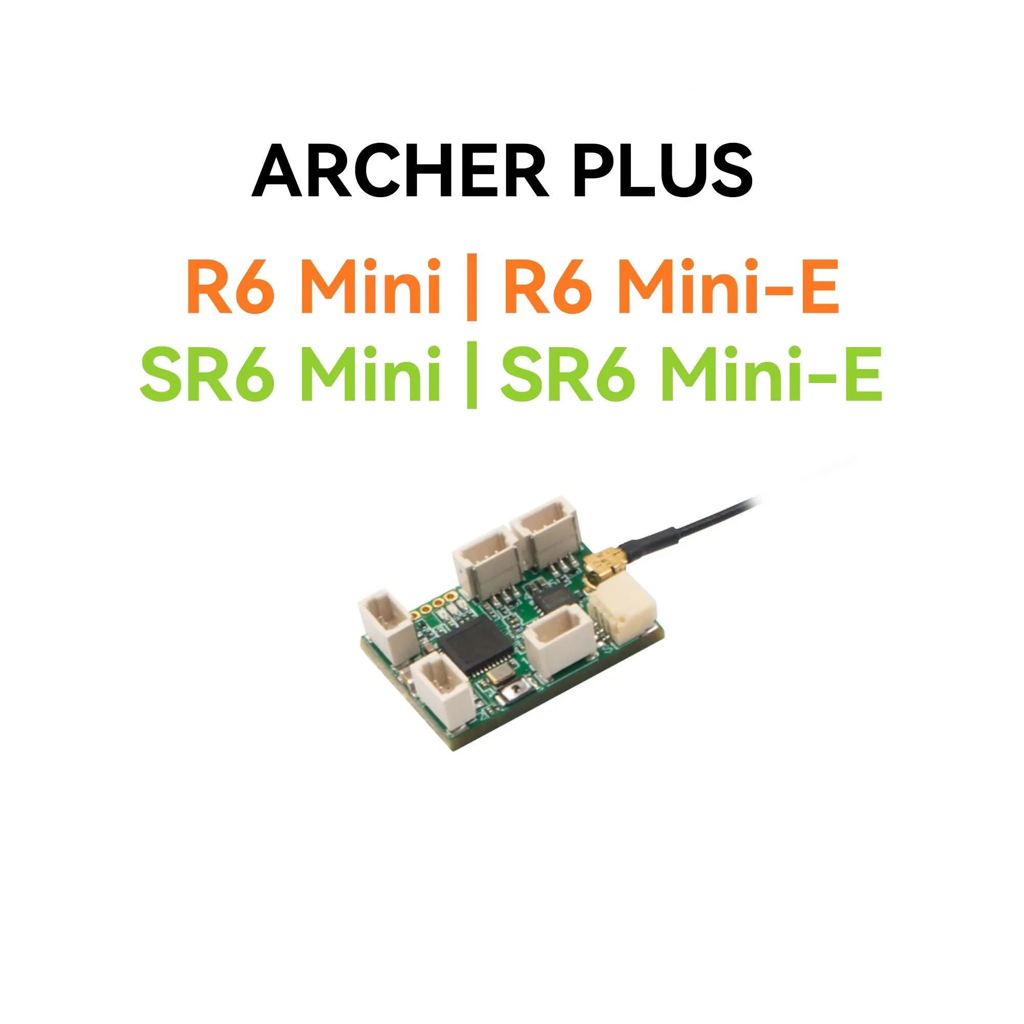 FrSky Archer Plus R6 SR6 MINI / SR6 MINI-E Dual 5A Brushed ESC / 6 High-Precision PWM Output Channel Ports For RC Model