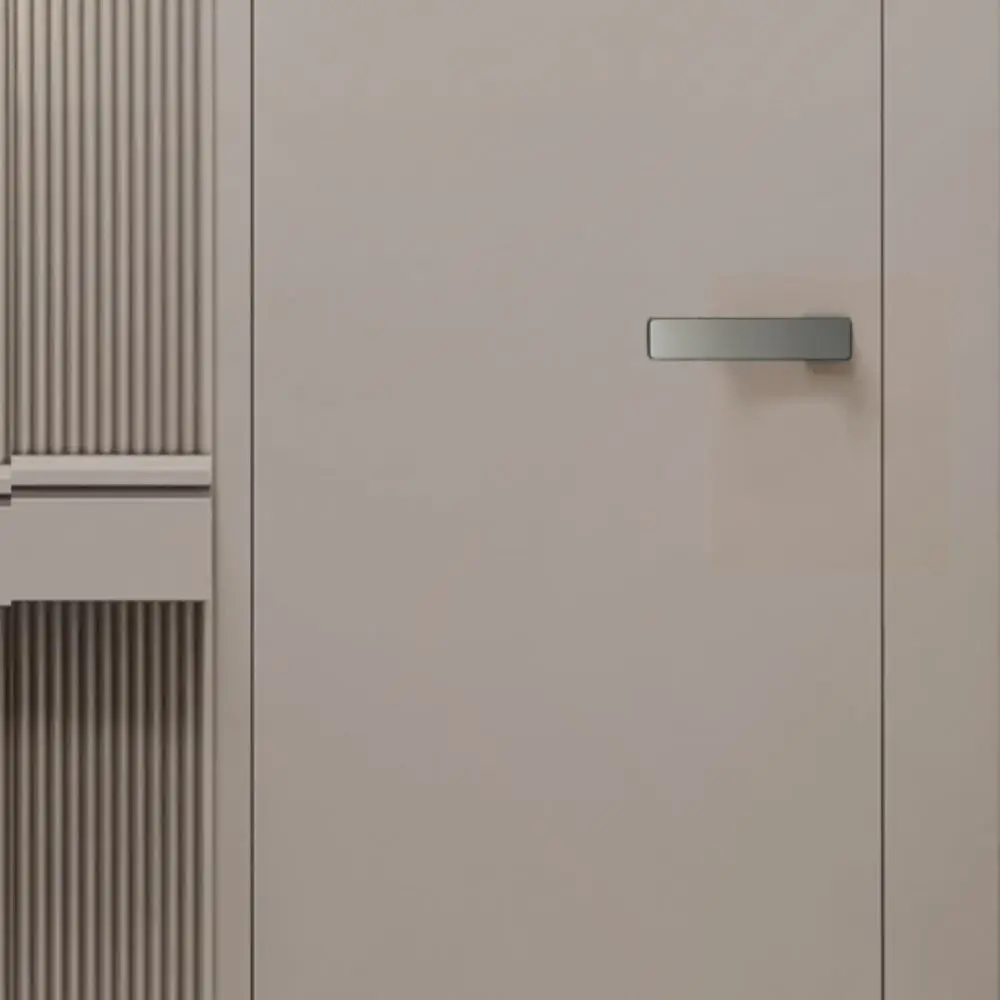 

Practical Zinc Alloy Door Handle Lock Exquisite Advanced Bedroom Handle Knob Elegant Minimalist Panel Handle Door Hardware