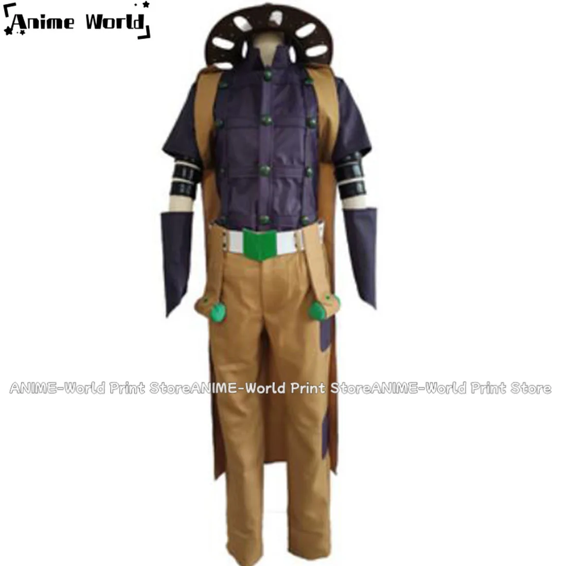 

《Custom Size》New Style Steel Ball Run Gyro Zeppeli Cosplay Costume Multi-Styles