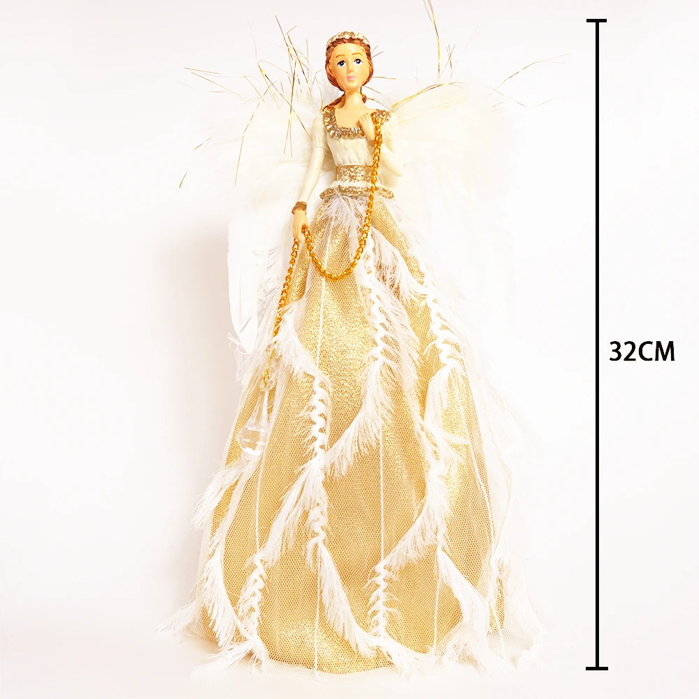 Angel Dolls Ornaments Home Decorations Christmas with Wing Festive Birthday Gift for Kids Hogar Decor Decoración De Ángel