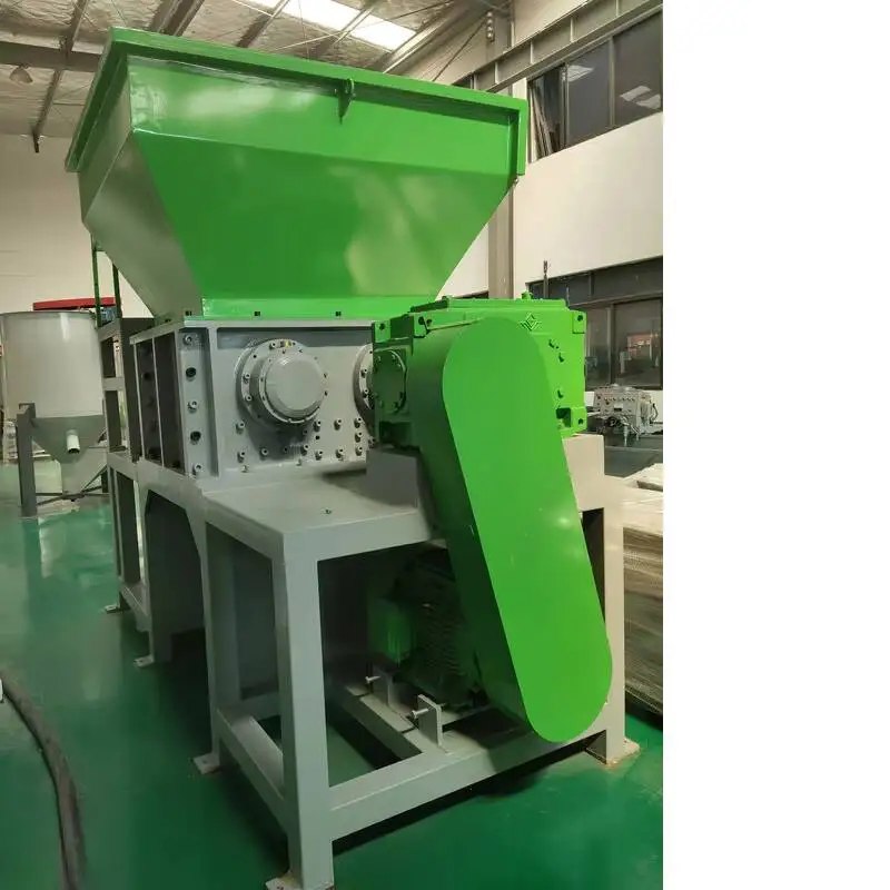 

Single Double Shaft Crusher For Recycling Industrial Waste Film And Hard Plastic Bar Wood Metal Shredding Equipment Solid