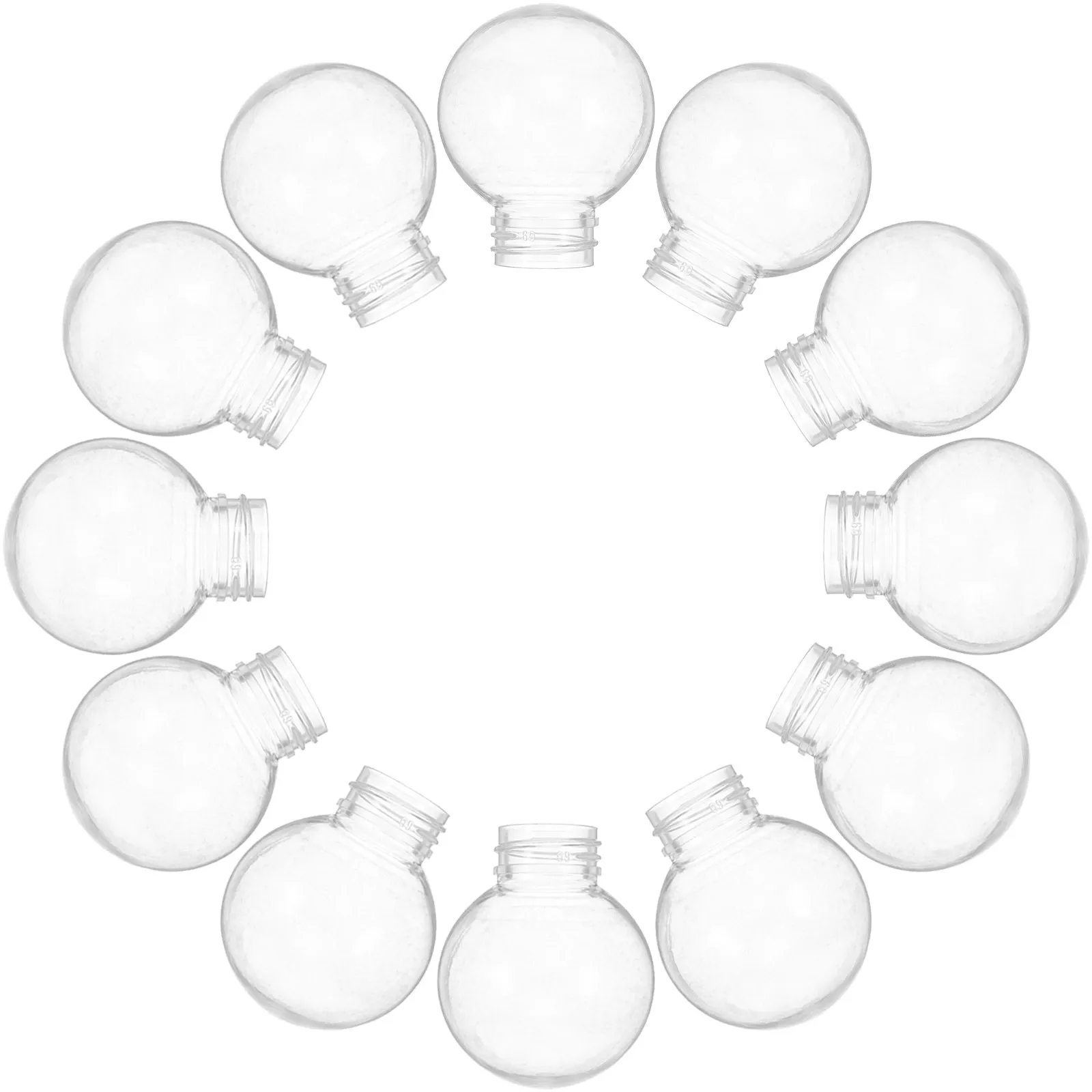 

20 шт. прозрачных пластиковых колпаков для уличных светильников, с резьбовым креплением, водонепроницаемые, УФ-стойкие, для ламп-шаров