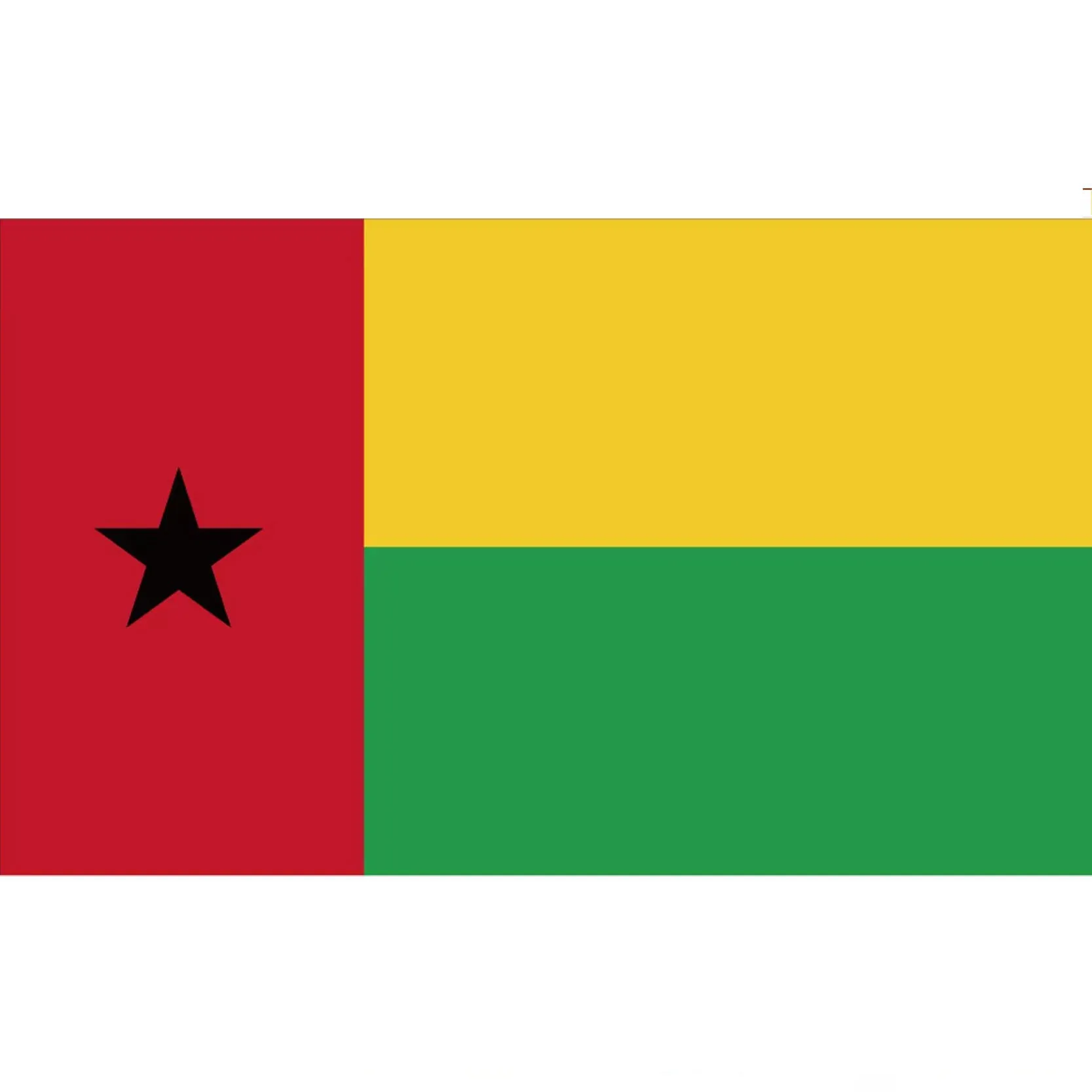 Republic of Guinea-Bissau National Flag 90*150cm/60*90cm/40*60cm/15*21cm flying hanging flag  3x5ft Banners For Decoration