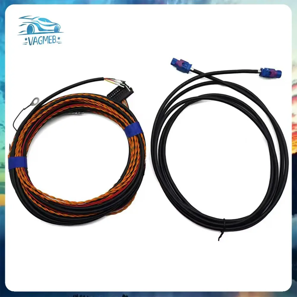 For F07 F10  F11 F20 F30 F31 Retrofit Reverse backup Camera Module Cable wiring BMFDPDCSXTXS