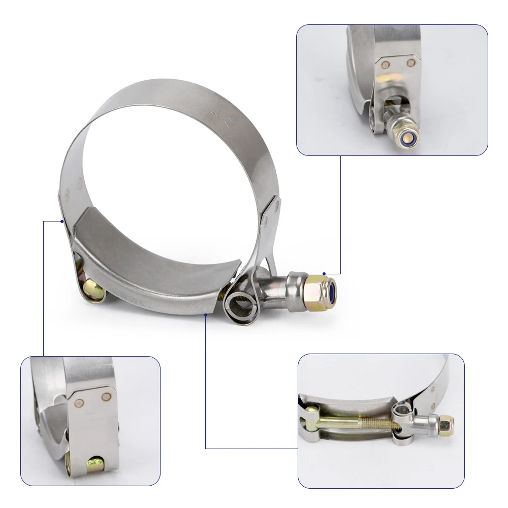 2.0 "2.25" 2.5 "2.75" 3.0 "3.25" 3.5 "3.75" 4.0 "T- baut Exhaust Clamp Asupan Turbo Knalpot Intercooler Silicone Coupler 1 Buah