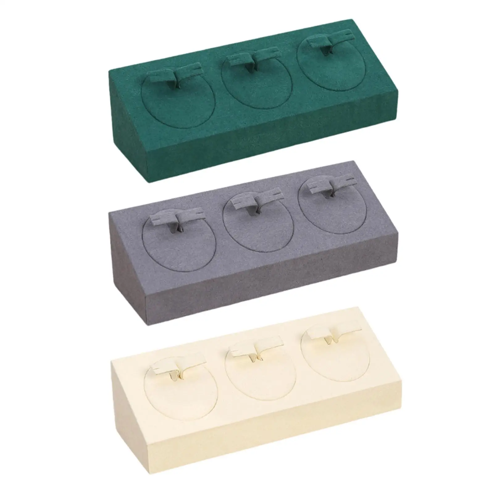 

Jewelry Display Stand 3 Positions Light Luxury Showcase Earrings Stand for Showroom Stores Live Broadcast Presentation Dresser