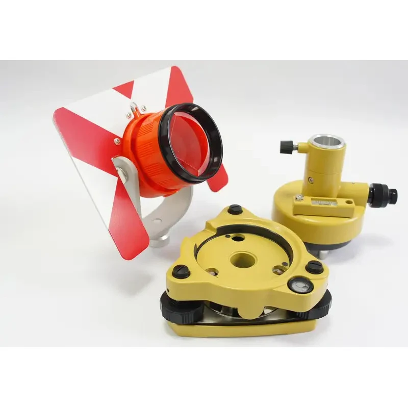 New Total Station Surveying Instrument Metal Prism Tribrach Set System