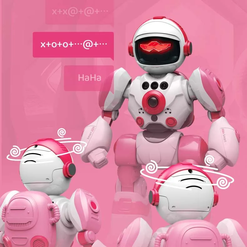 Gesto di programmazione del robot vocale intelligente, telecomando elettrico, robot educativo, giocattolo per bambini