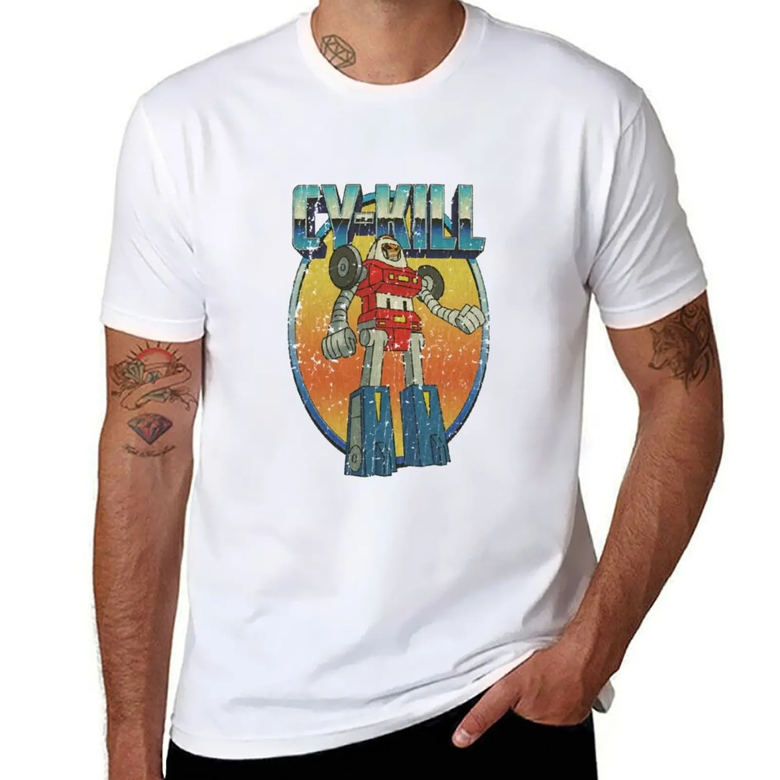 

GoBots Cy-Kill 1983 T-Shirt man t shirts cotton man t shirts for men T-Shirt