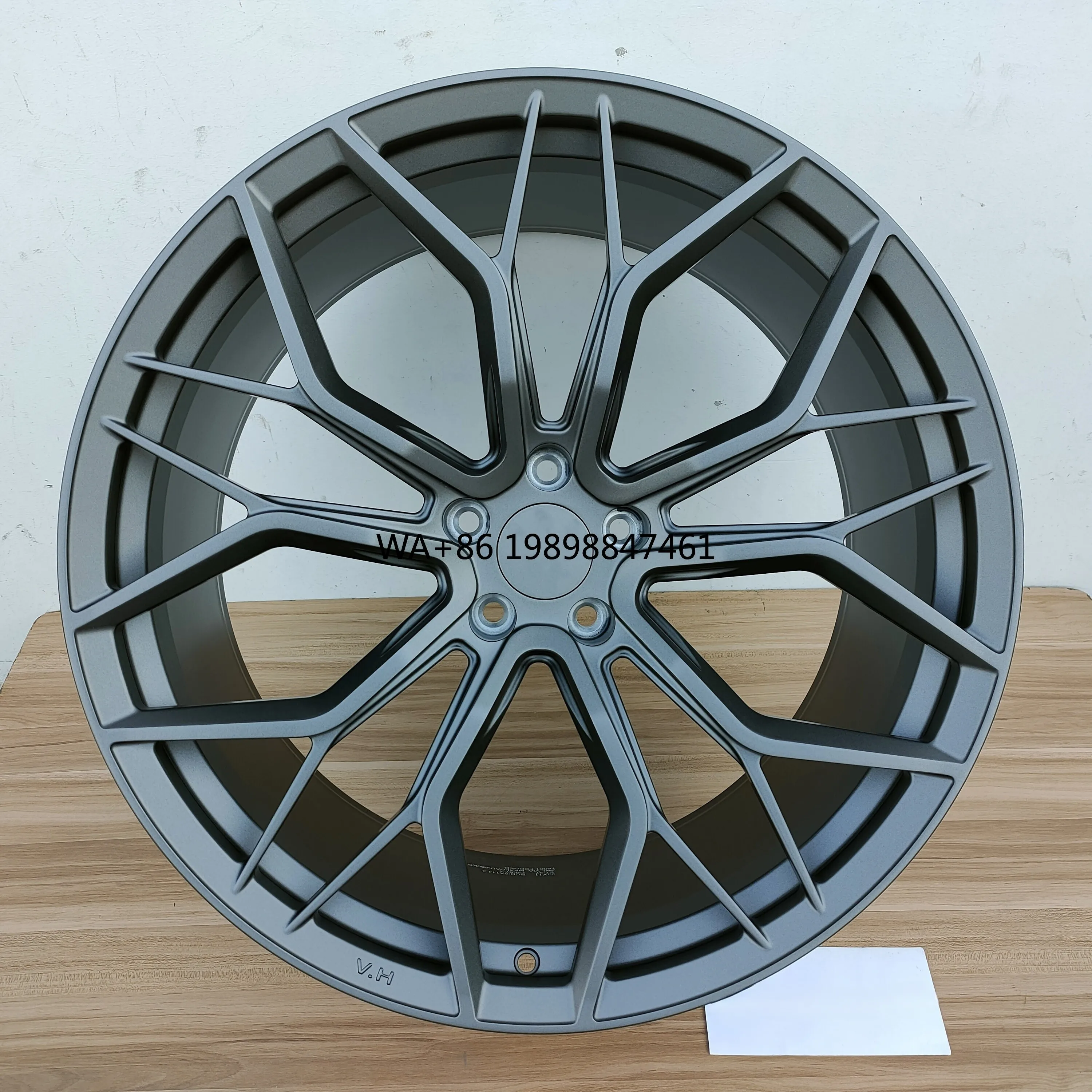 

Deep Concave Custom Alloy Forged Black Rims 5x114.3 5x112 5x127 15-24 Inch One Piece Passenger Car Wheels for A4 B8 C7 F30 E46