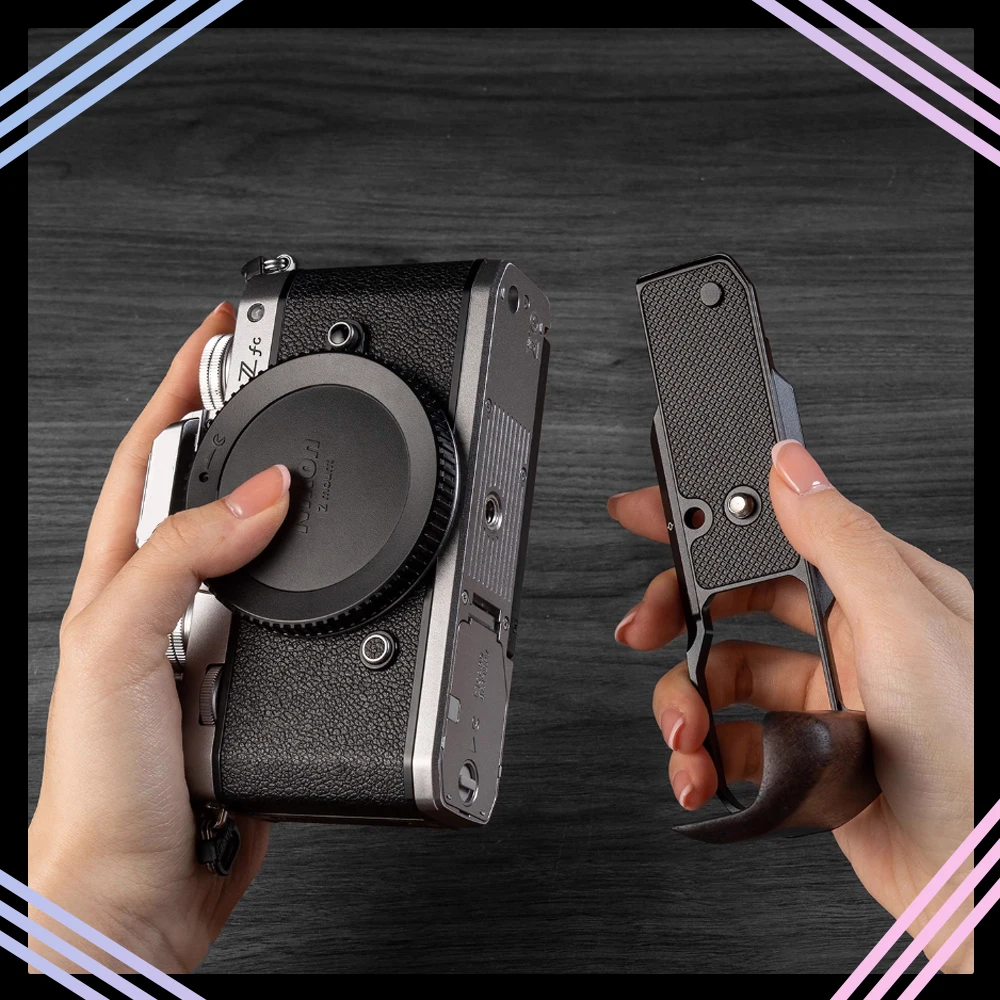 

SmallRig Z FC Handgrip L-образной формы для боковой ручки камеры Nikon Z fc с винтовым креплением 1/4 "-20 Ручка в стиле ретро